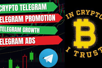grow crypto telegram promotion x marketing organically to hit solana investors