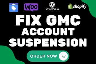 fix google merchant center suspension and misrepresentation issue, fix gmc