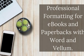 convert your document to epub and PDF