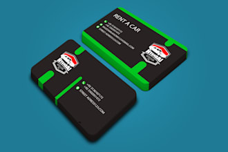 do minimalist luxury business card and logo design