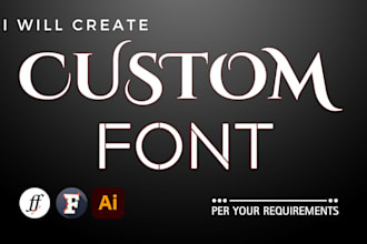 create custom font and otf ttf files for your project