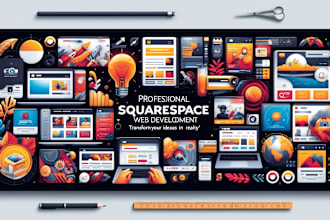 design or redesign a professional and modern squarespace website for your niche