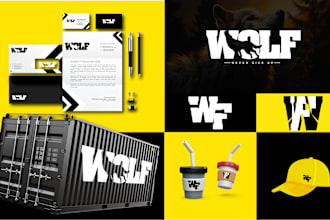 design luxury branding and unique logo brand book full brand identity