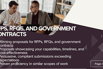 write a winning bid proposal for your rfp, rfi, rfq