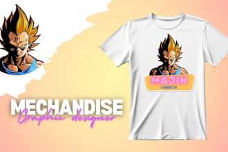 create cool illustration for merchandise