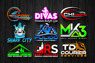 do impactful 3d, modern company and business logo design