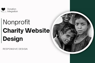 create a nonprofit charity website with a donation system