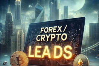 deliver crypto investor leads, hot forex leads, crypto emails, mlm leads