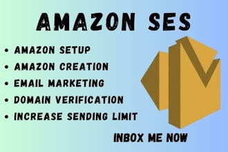 create and increase your amazon aws, amazon ses sending limit