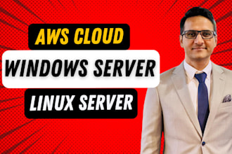 set the windows server linux server and AWS cloud solutions in 1 day