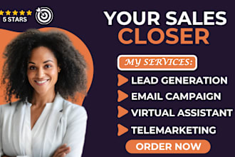 be high ticket sales closer sales representative company sales agents close deal
