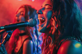 be female singer in portuguese, french, italian, english, spain for any genres