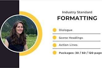 format your script or screenplay