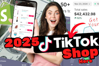 setup tik tok shop, and do tiktok marketing
