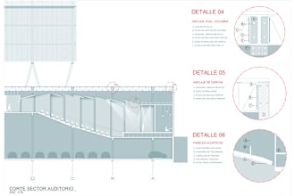 do architectural section 2d and construction details drawing