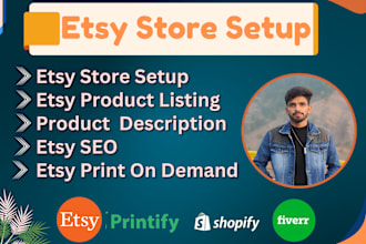do etsy store setup, etsy print on demand,etsy store setup, etsy product listing