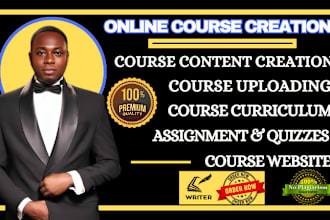 online course creation, ebook online course, online course video editing, course