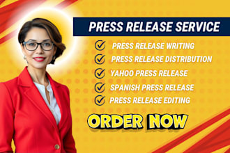 rewrite, edit and press release distribution on yahoo finance
