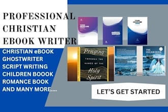 be your christian ebook writer, devotional writer and amazon KDP author support