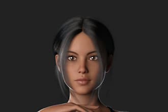 3d metahuman character 3d metahuman 3d realistic character 3d character modeling