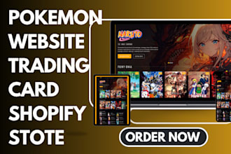 design pokémon website trading card tcg pokemon shopify store labubu website