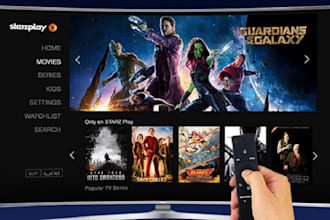 build iptv app, samsung tv app, smart tv app, xciptv, vod, ott streaming website