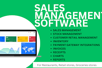 develop build integrate pos sales management software for your business store