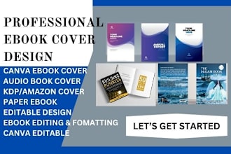 do a stunning canva ebook cover, canva ebook design, canva editing
