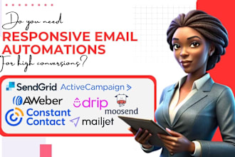 do sendgrid, aweber, activecampaign, drip, covert email template automations
