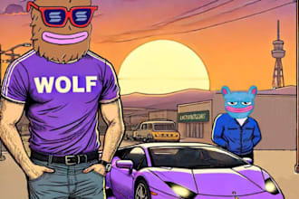 create funny memes, meme art, and memecoin animations for meme coin project