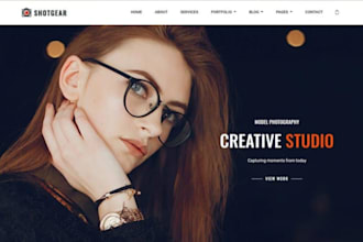 design photography portfolio website on wix squarespace pixieset with booking