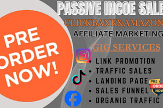 do affiliate marketing sales funnel clickbank  amazon website link promotion