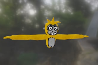 3d model you a player model for you gorilla tag fan game