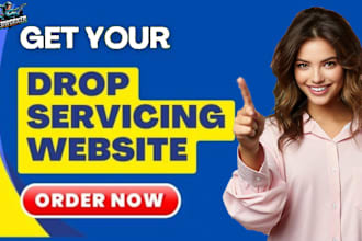 create profitable and professional drop servicing website