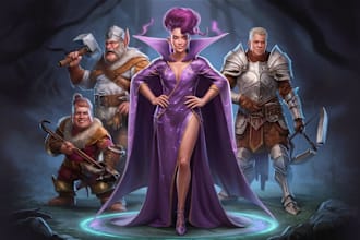 make dnd character and dnd party character