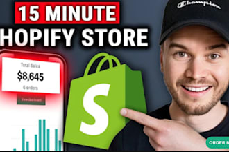 build and designed a passive income shopify dropshipping store, shopify website
