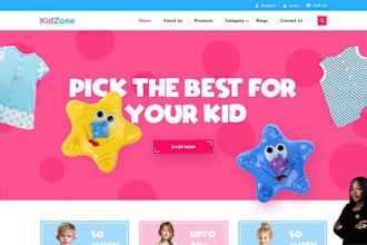 design baby clothing shopify store, baby accessories store,baby shopify store