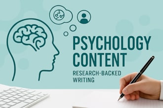 write articles on psychology ,human behavior and more