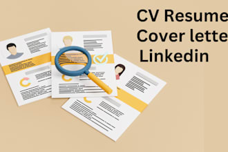 create professional cv resume modren template canadian cv cover letter linkedin