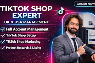 manage tik tok shop dropshipping, setup tiktok shop and tiktok product listings