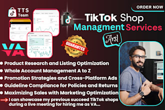 manage tik tok shop dropshipping, create, setup tiktok shop and product listings