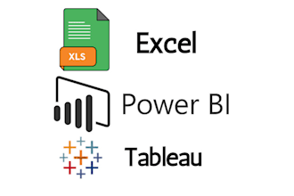 create reports in tableau , excel and power bi