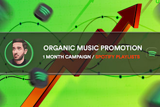 organic music promotion with spotify playlist curators