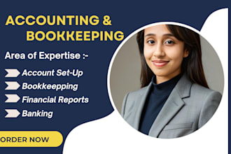do bookkeeping and all types accounting services
