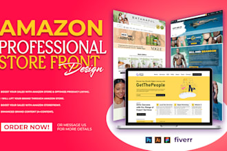 design your amazon store, storefront, and brand store professionally