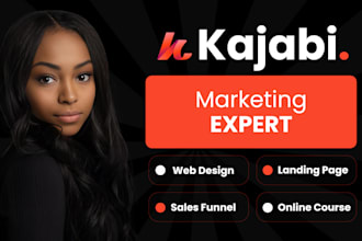 design kajabi sales page, kajabi landing page website for kajabi online course