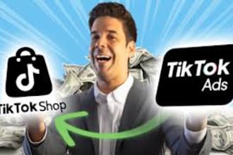 do the tiktok ads setup and management, boost sales , grow your tiktok shop
