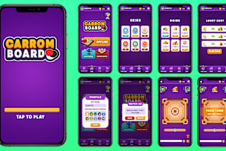 make a stunning  hyper casual game UI and graphic