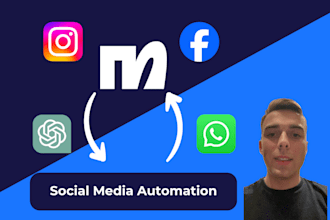 build a manychat chatbot for social media automation