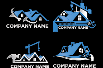 design real estate, property and construction business logo in 6 hours